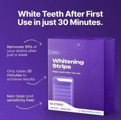 Qluxi Purple Teeth Whitening Strips®